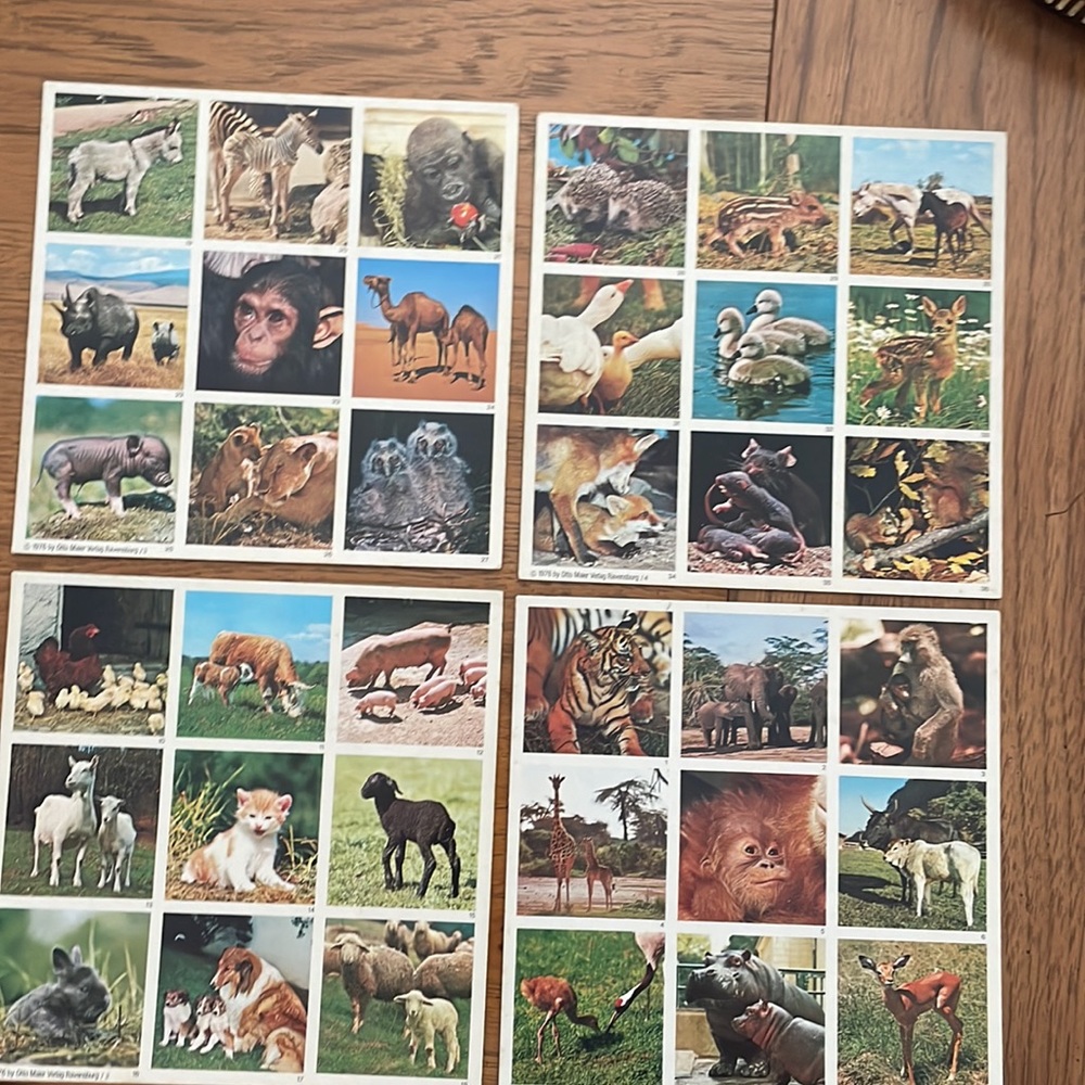 Ravensburger Baby Animals Matching game. Ages 3-8. Like new/slightly worn box - Picture 2 of 4